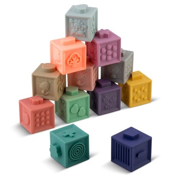 ИГРУШКА ДЛЯ ВАННЫ 24 ЭЛЕМЕНТА МОНТЕССОРИ БЛОКИ-СОРБЕР ДЛЯ ДЕТЕЙ RICOKIDS