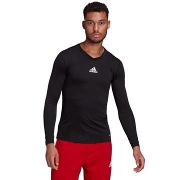 KOSZULKA TERMOAKTYWNA MĘSKA ADIDAS TEAM BASE TEE DŁUGI RĘKAW r.L-183cm