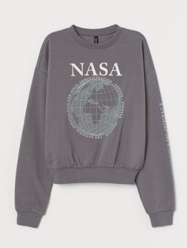 H&M bluza Bluza z domieszką bawełny NASA 36 S O146