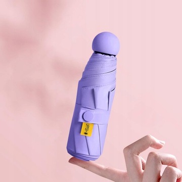 Мини-зонты Дорожный зонт Мини-складной фиолетовый