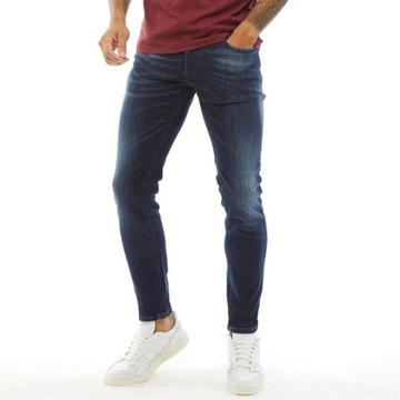 DIESEL TROXER MĘSKIE SPODNIE JEANS SLIM SKINNY 34/32 pas90 dł.106