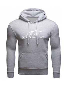 BLUZA Z KAPTUREM ALPINESTARS MĘSKA SZARA M