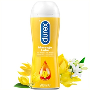 ŻEL DUREX PLAY 2w1 YLANG YLANG 200 ml DO MASAŻU I LUBRYKANT INTYMNY