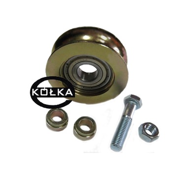 Колесный ролик на трубе. 89 мм на 1/2 дюйма для ворот