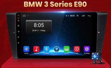 Radio 9' BMW serii 3 E90 E 90 91 ANDROID 12 GPS