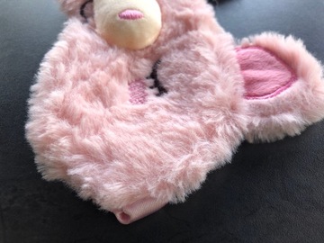 OPASKA NA OCZY MASKA DO SPANIA SNU RELAKSU ŚWINKA na gumce Oldman pluszowa