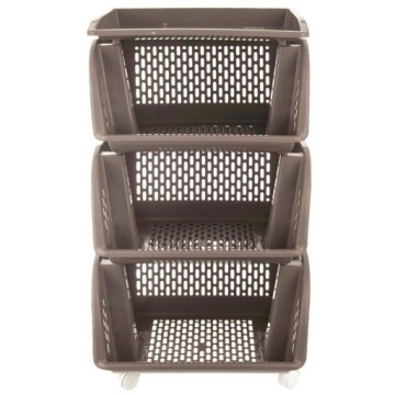 FOUR RACK BROWN пластиковая полка с ящиками