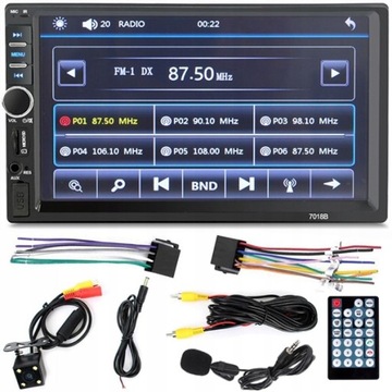 Радіо Автомобільне Bluetooth 2DIN Дисплей 7