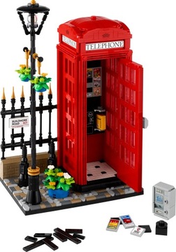 LEGO IDEAS 21347 КРАСНАЯ ЛОНДОНСКАЯ ТЕЛЕФОННАЯ БУДКА 18+ НОВИНКА