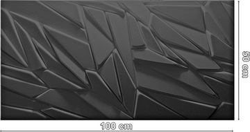 3D ПАНЕЛЬ под декоративный камень бетон Black ROCK