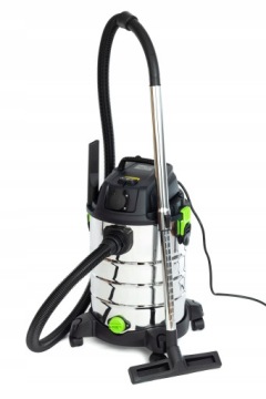 ПРОМЫШЛЕННЫЙ ПЫЛЕСОС ДЛЯ ШТУКАТУРНОГО ЯСЛА 2200ВТ МОЩНЫЙ 30Л ВЛАЖНЫЙ СУХОЙ