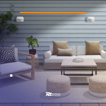 GŁOŚNIKI instalacyjne 2SZT 5.25''120W IP65 WEW ZEW