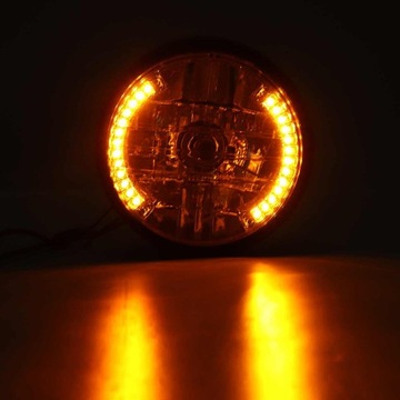 ФАРА 7″ H4 СВЕТОДИОДНЫЕ ПОВОРОТНИКИ МОТОЦИКЛА