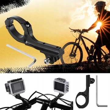 Uchwyt aluminiowy długi + adapter MOST 1/4 Rower GOPRO DJI ACTION (GP.39)