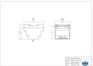 Z-100 МОДУЛЬНЫЙ КОРПУС ДЛЯ DIN-РЕЙКИ Z100 СЕРЫЙ