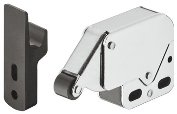 HAFELE ZATRZASK MEBLOWY MINI-LATCH ZAMEK PUSH CZARNY