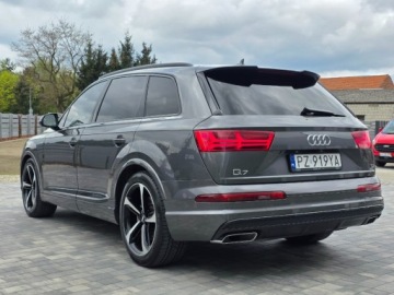 Audi Q7 II SUV 3.0 TDI 272KM 2018 Audi Q7 3.0 282PS 3xS-Line 7 Foteli Salon Polska Piekna Gwarancja 3.0, zdjęcie 3