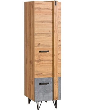 regał zamknięty loft szafa 45 wąska mała Lofter 02