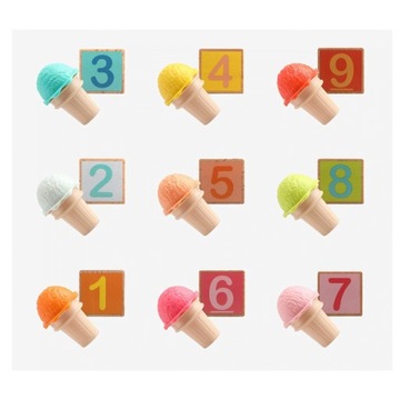 Top Bright ОБУЧЕНИЕ СЧЕТУ МАГАЗИН МОРОЖЕНОГО Монтессори