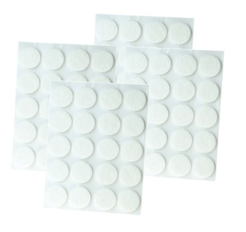 Podkładki filcowe fi 20 mm 80 szt, filc pod meble