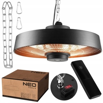 ПОТОЛОЧНЫЙ РАДИАТОР С ДИСТАНЦИОННЫМ УПРАВЛЕНИЕМ 2000ВТ NEO 90-038