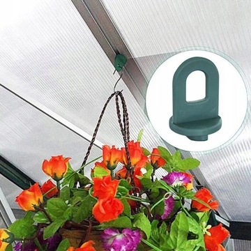 KLIPS MOCUJĄCY DO SZKLARNI KLIPSY DO ROŚLIN HAK