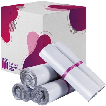 FOLIOPAKI KURIERSKIE FOLIOPAK KURIERSKI BARDZO MOCNE 5XL 450x600 mm 100 SZT
