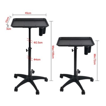 Тележка для парикмахерской с регулируемой высотой Держатель инструментов Инструменты