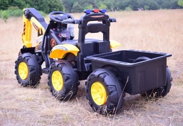 ТРАКТОР, АККУМУЛЯТОРНЫЙ ЭКСКАВАТОР + ПРИЦЕП, /HT9158