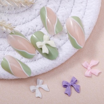 БАНТЫ ДЛЯ НОГТЕЙ 3D УКРАШЕНИЯ БАНТ В КОРОБКЕ 30 шт.