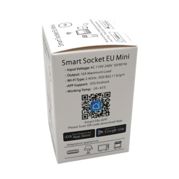 Умный монитор энергопотребления розетки Alexa Tuya WiFi control 16A 3600W