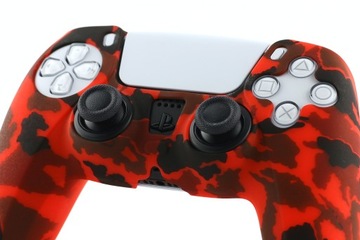 СИЛИКОНОВЫЙ ЧЕХОЛ, ЧЕХОЛ, КРЫШКА для геймпада PS5, Moro Red
