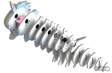 3D-пазл «Синий единорог» Eco Edu