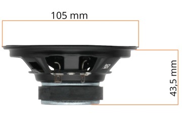 JVC GŁOŚNIKI SAMOCHODOWE 10cm 100mm DO FIAT GRANDE PUNTO EVO TYŁ