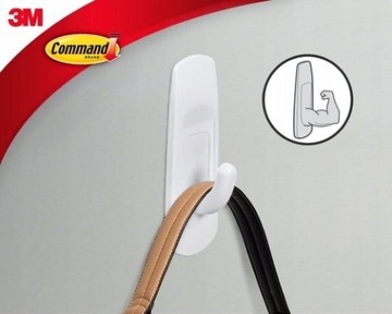 КРЮЧКИ COMMAND 3M СРЕДНИЕ 2 ШТ. 1,3 КГ 17001