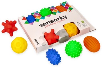 HENCZ TOYS СЕНСОРНЫЕ ШАРИКИ SENSORKY 0M+ 5 ШТ.