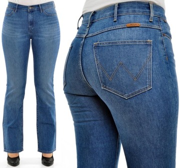 WRANGLER spodnie BOOTCUT high waist TINA _ W28 L34