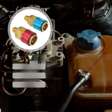 АВТОМОБИЛЬНЫЙ АДАПТЕР КОНДИЦИОНЕРА РАЗЪЕМЫ ВЫСОКОГО И НИЗКОГО ДАВЛЕНИЯ ДЛЯ 2 ШТ.