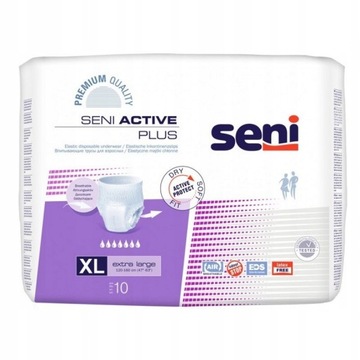 Seni Active Plus XL Majtki chłonne 10 szt