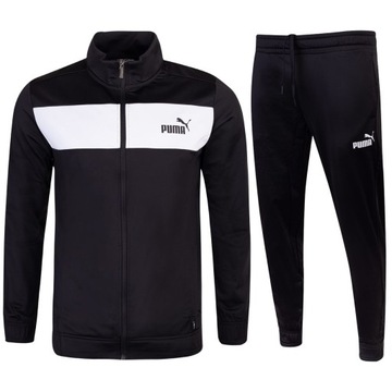 PUMA DRES MĘSKI KOMPLETNY POLY SUIT CZARNY r.L