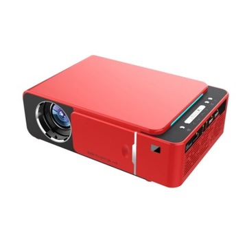 Projektor LED T6 HD 3500 lumenów 1080p czerwony