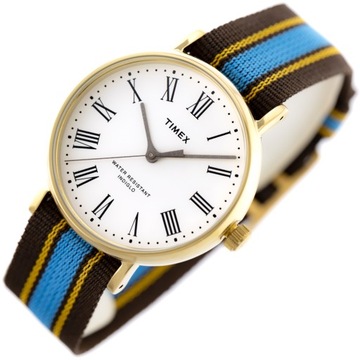 STYLOWY ZEGAREK DAMSKI TIMEX TW2U46300LG + PUDEŁKO OZDOBNE