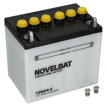 Akumulator Novelbat 12N24-4 12V 24Ah 220A L+