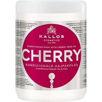 KALLOS odżywcza maska do włosów CHERRY 1000 ml