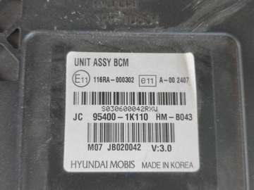 HYUNDAI IX20 ŘÍZENÍ MODUL BCM