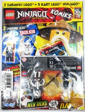 LEGO NINJAGO 1/2022 MAGAZYN LEGACY WU SKULIN