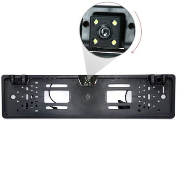 Камера заднего вида и 2 датчика парковки в рамке