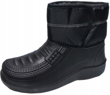 KALOSZE MĘSKIE LEKKIE OCIEPLANE PIANKOWE EVA 42