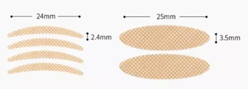 Полоски для коррекции век 600 шт. LIGHT CRESCENT MOON.