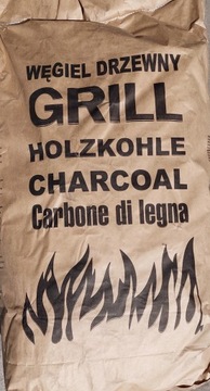 WĘGIEL DRZEWNY PREMIUM 10KG Z BIESZCZAD DUŻE KAWAŁKI SUPER JAKOŚĆ DO GRILLA